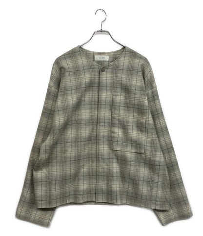WELLDER ジャケット No Collar Check Shirts JKT WM20AJK09 メンズ SIZE 5 ウェルダー