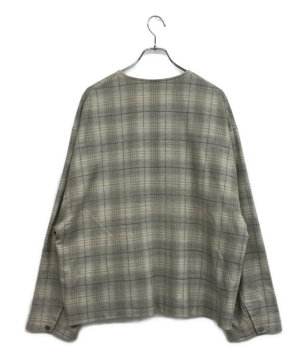 WELLDER ジャケット No Collar Check Shirts JKT WM20AJK09 メンズ SIZE 5 ウェルダー