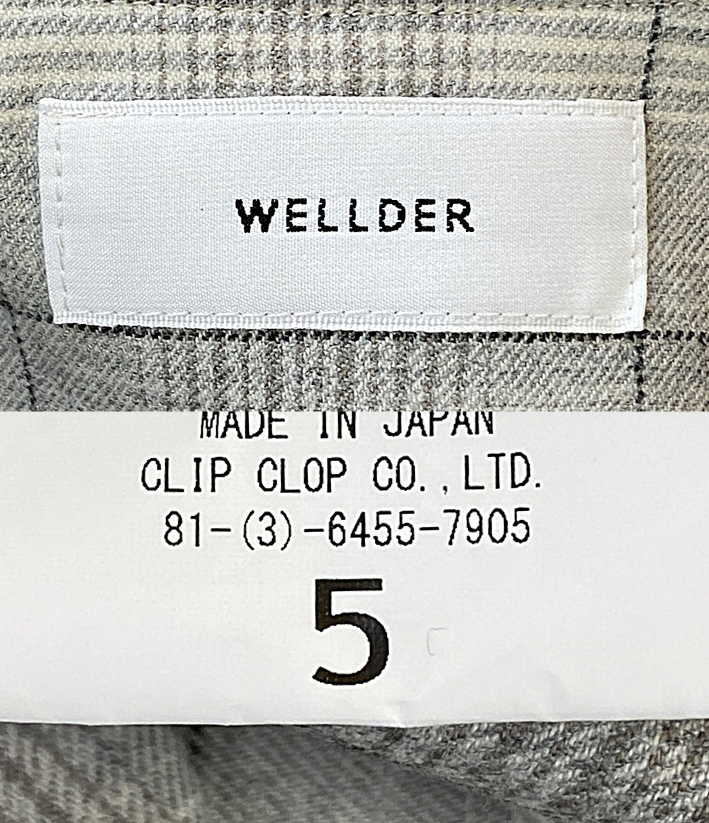 WELLDER ジャケット No Collar Check Shirts JKT WM20AJK09 メンズ SIZE 5 ウェルダー