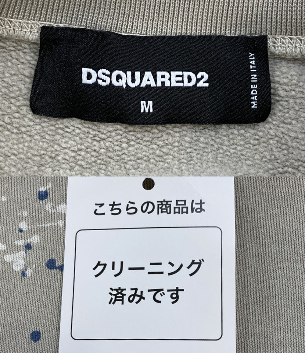 DSQUARED2 スウェットシャツ ダメージ加工 メンズ SIZE M ディー