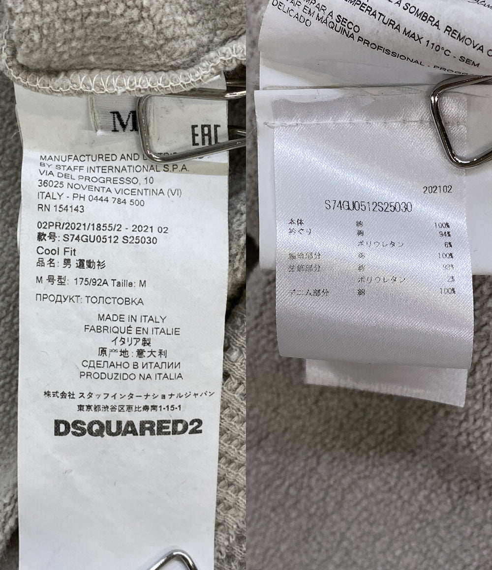 DSQUARED2 スウェットシャツ ダメージ加工 メンズ SIZE M ディー