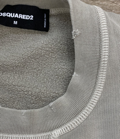 DSQUARED2 スウェットシャツ ダメージ加工 メンズ SIZE M ディースクエアード