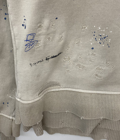 DSQUARED2 スウェットシャツ ダメージ加工 メンズ SIZE M ディースクエアード
