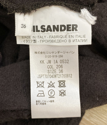 Jil sander 長袖カットソー ウール ブラウン レディース SIZE 36 ジルサンダー