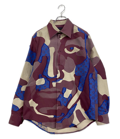 LOUIS VUITTON 長袖シャツ RM232 フィルクーペオーバーサイズ メンズ SIZE S ルイヴィトン