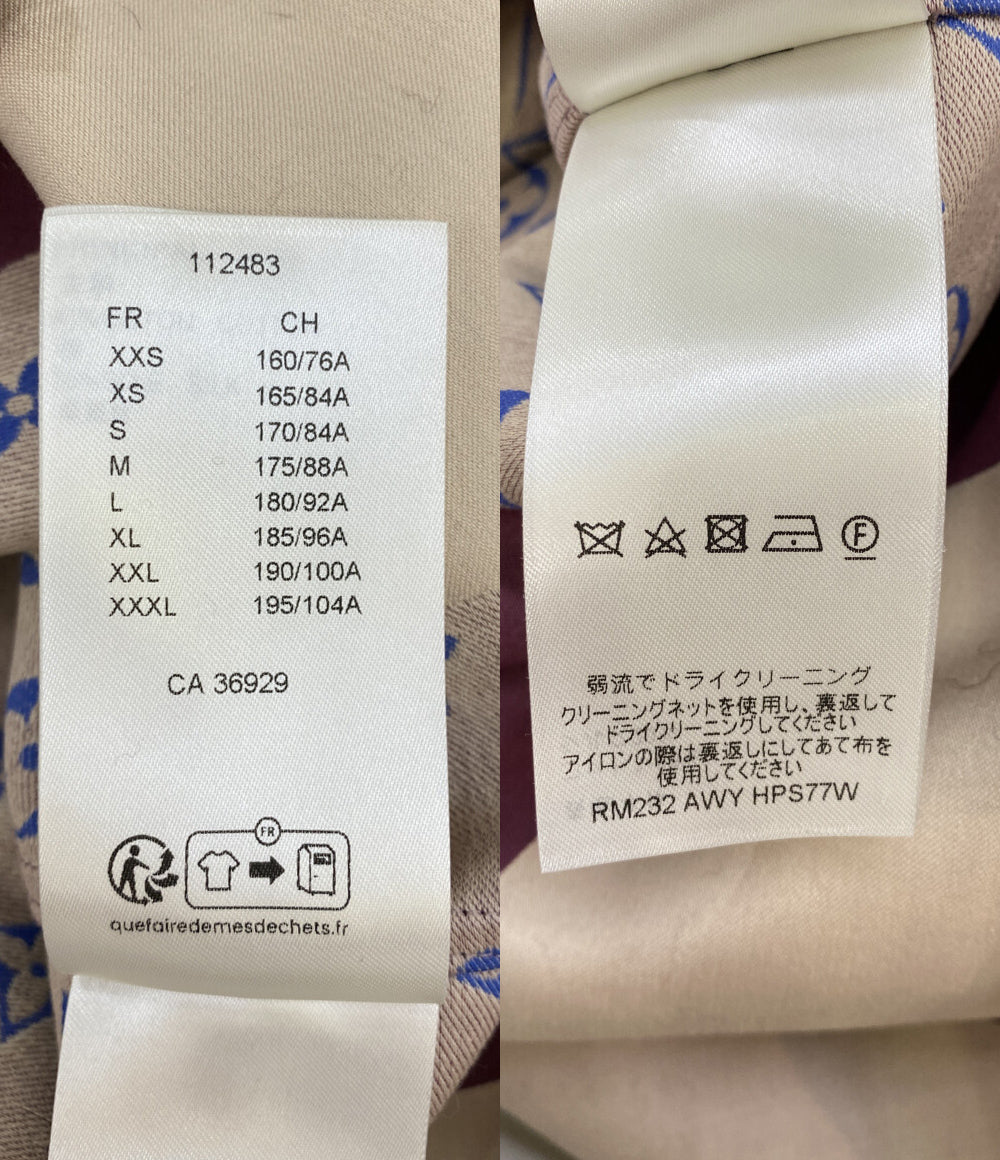 LOUIS VUITTON 長袖シャツ RM232 フィルクーペオーバーサイズ メンズ SIZE S ルイヴィトン