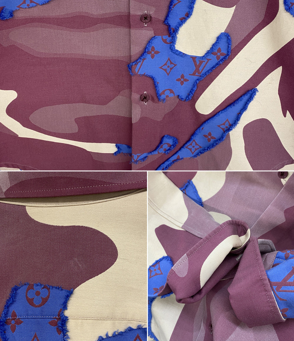 LOUIS VUITTON 長袖シャツ RM232 フィルクーペオーバーサイズ メンズ SIZE S ルイヴィトン
