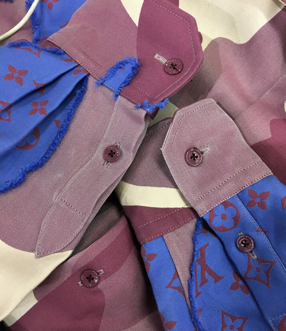 LOUIS VUITTON 長袖シャツ RM232 フィルクーペオーバーサイズ メンズ SIZE S ルイヴィトン