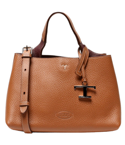 TOD'S マイクロレザー 2way ショルダーバッグ レディース トッズ
