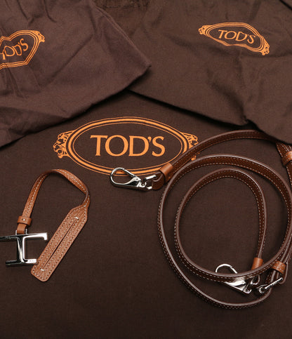 TOD'S マイクロレザー 2way ショルダーバッグ レディース トッズ