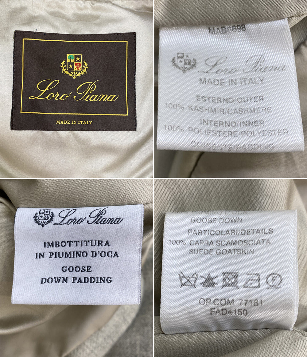 loro piana ダウンジャケット カシミア ストームシステム メンズ SIZE