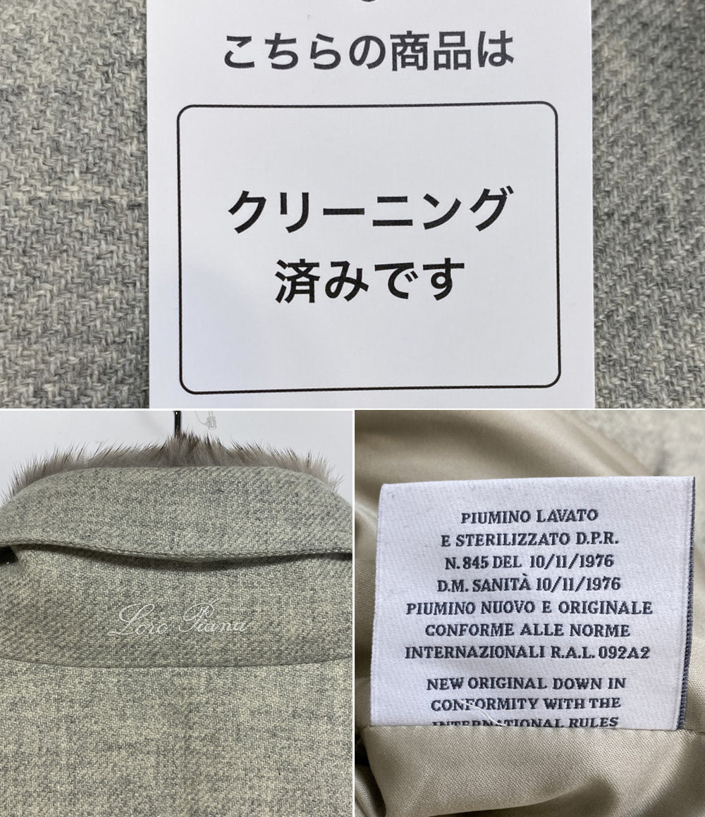 loro piana ダウンジャケット カシミア ストームシステム メンズ SIZE