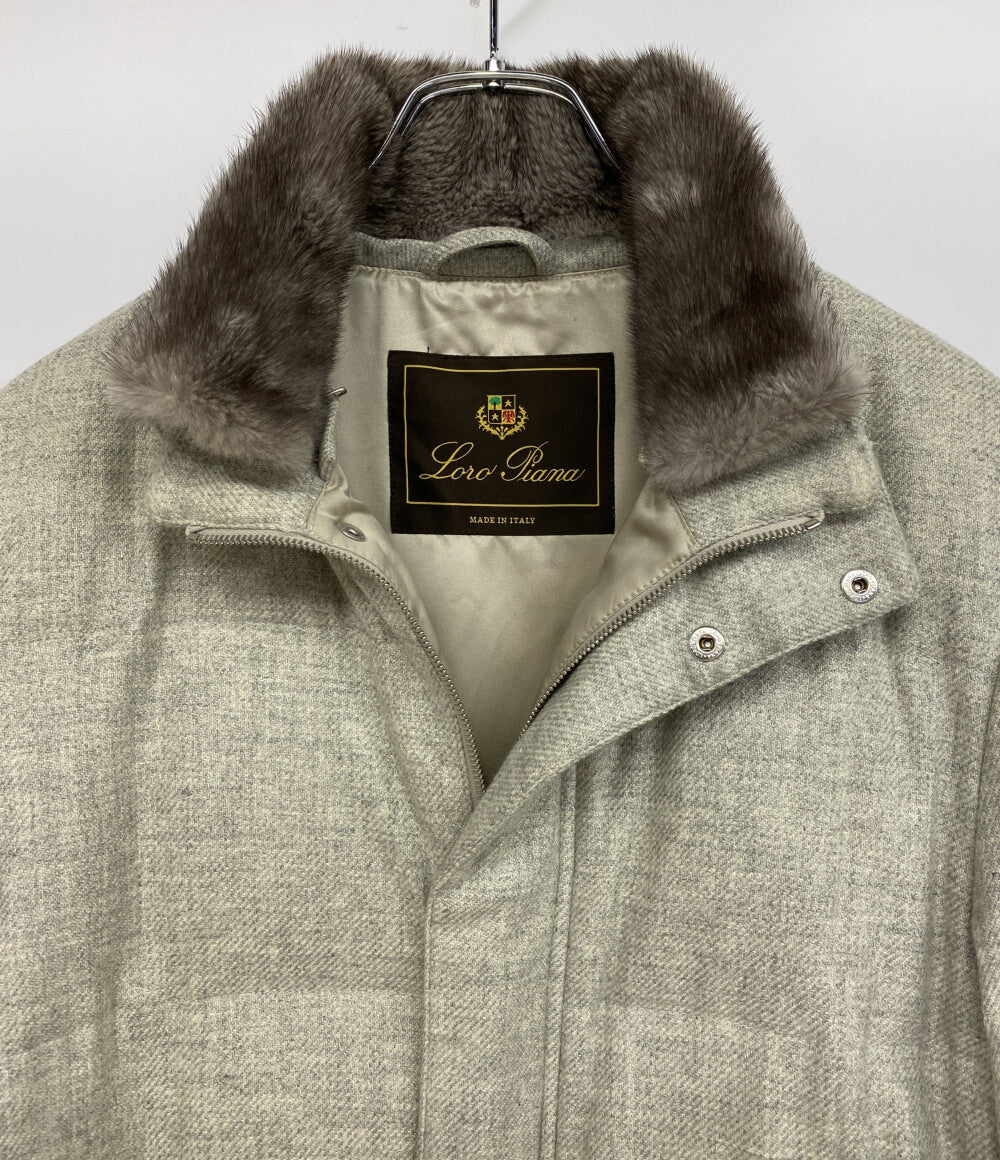 loro piana ダウンジャケット カシミア ストームシステム メンズ SIZE