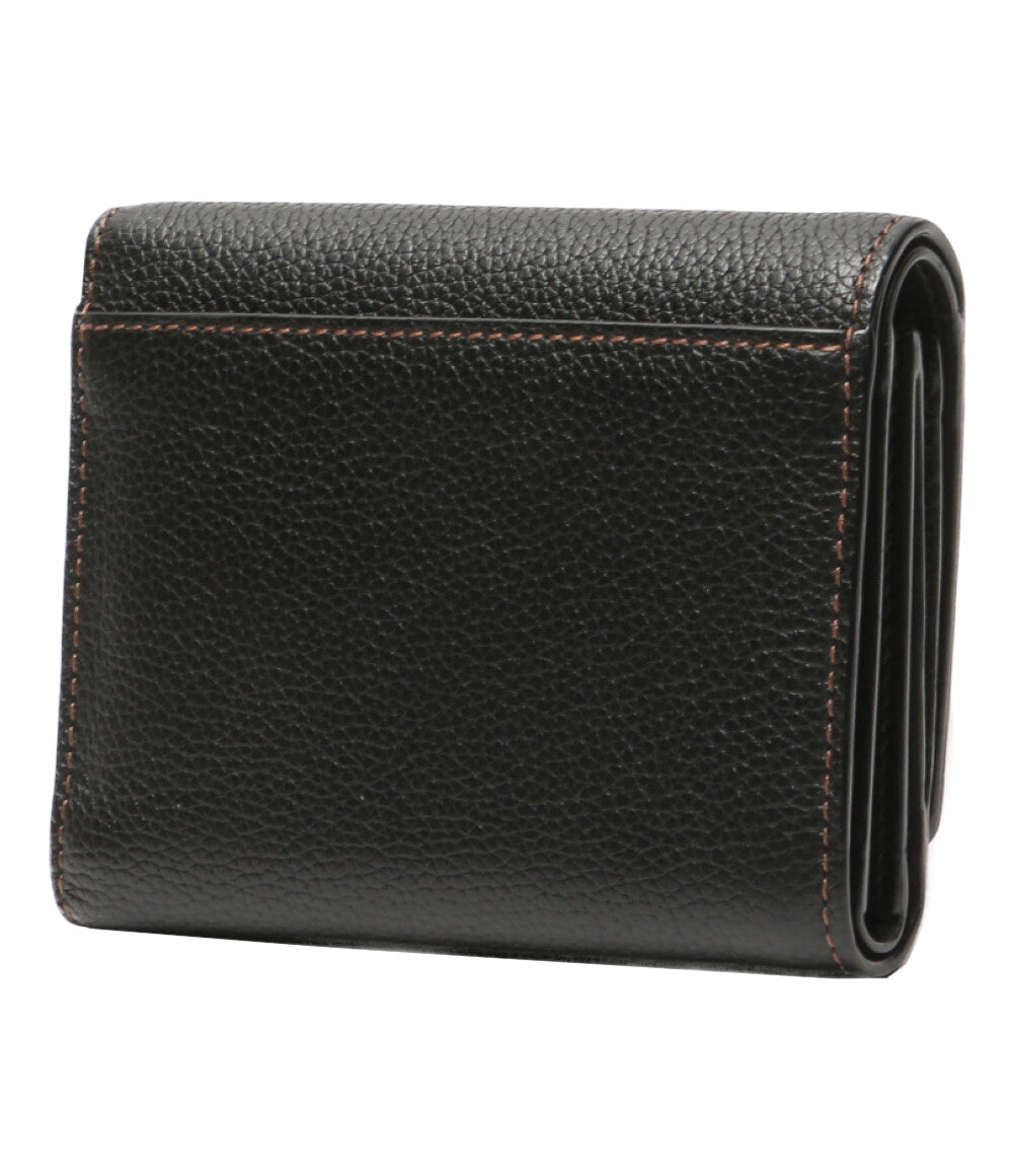 BURBERRY 二つ折り財布 コンパクトウォレット ブラック レディース バーバリー