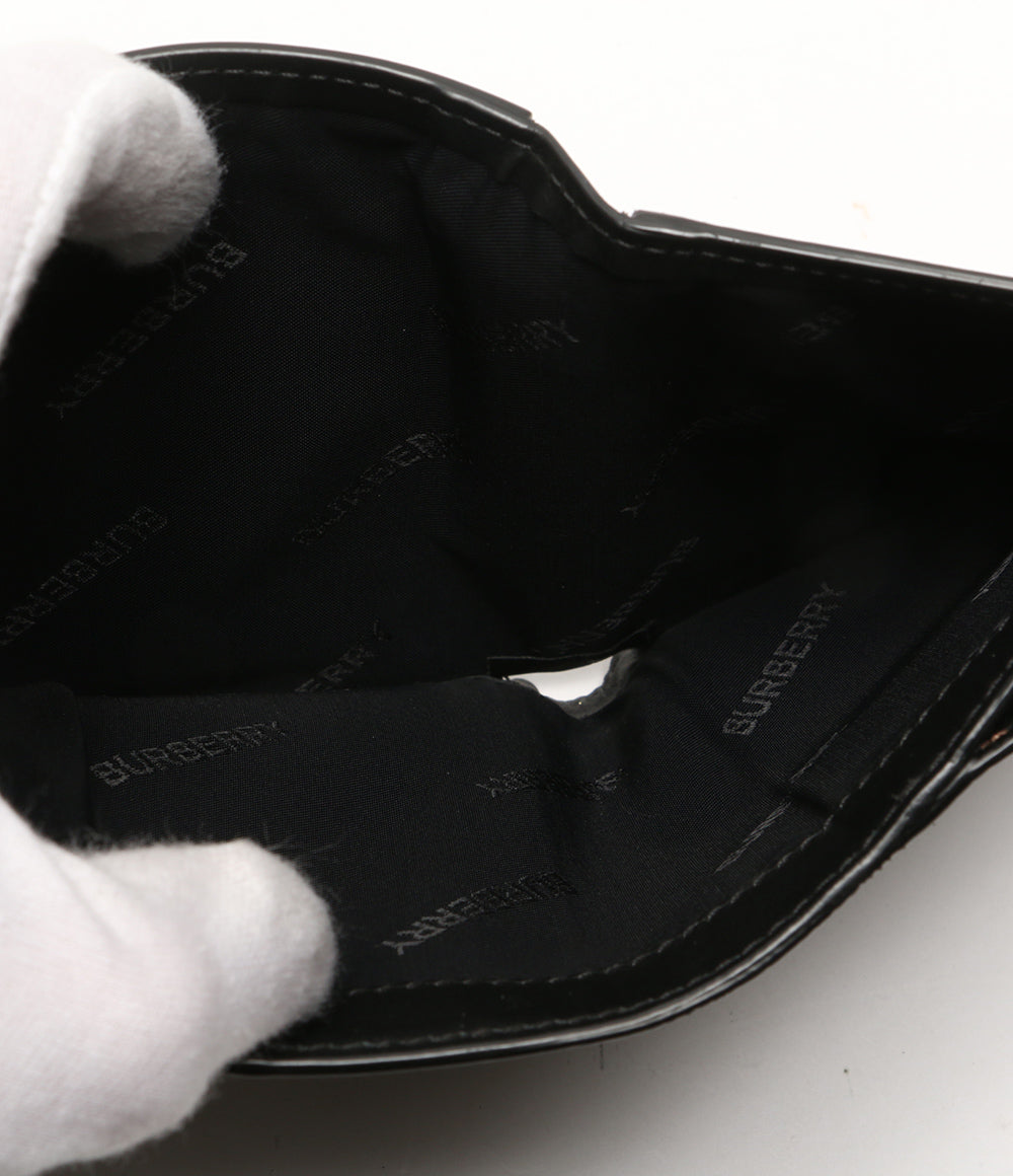 BURBERRY 二つ折り財布 コンパクトウォレット ブラック レディース バーバリー