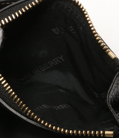 BURBERRY 二つ折り財布 コンパクトウォレット ブラック レディース バーバリー