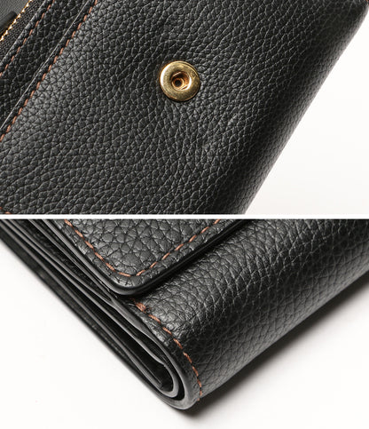 BURBERRY 二つ折り財布 コンパクトウォレット ブラック レディース バーバリー