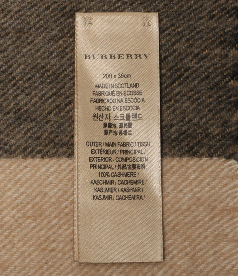 美品 BURBERRY London ストール GBJOHELGMOR 4031079 カシミヤ100% レディース バーバリーロンドン