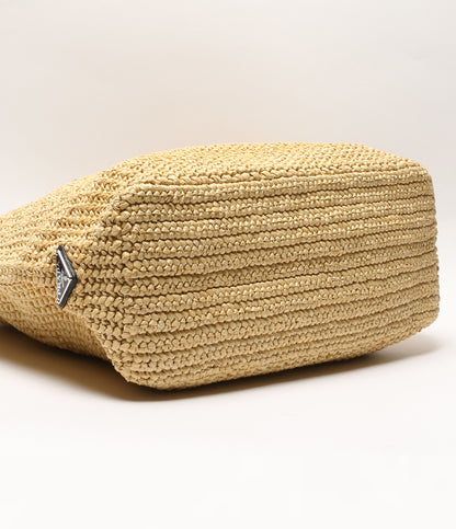 PRADA トートバッグ 1BG392 ラフィア レディース プラダ