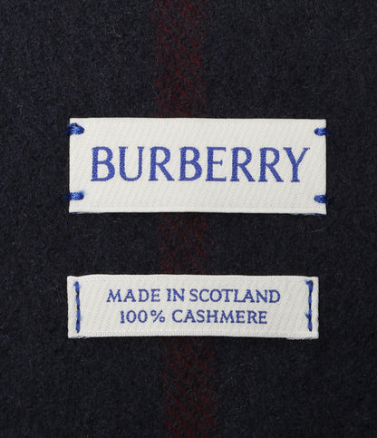 美品 BURBERRY スカーフ Giant Check Cashmere Scarf メンズ バーバリー