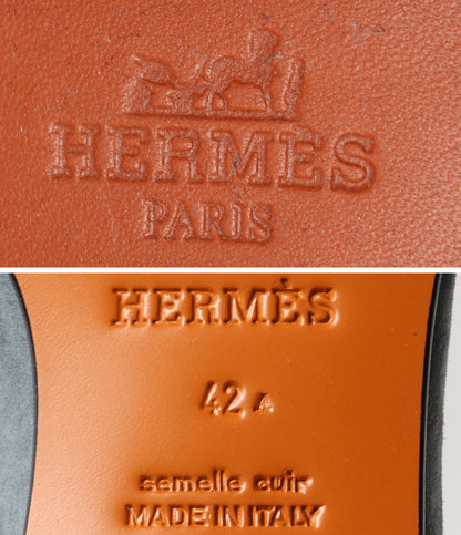 HERMES モカシン モカシンパリ スウェード レディース SIZE 42 エルメス
