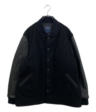 Brooks Brothers スタジャン Varsity Jacket ブラック 19-44-6594 メンズ SIZE XL ブルックスブラザーズ