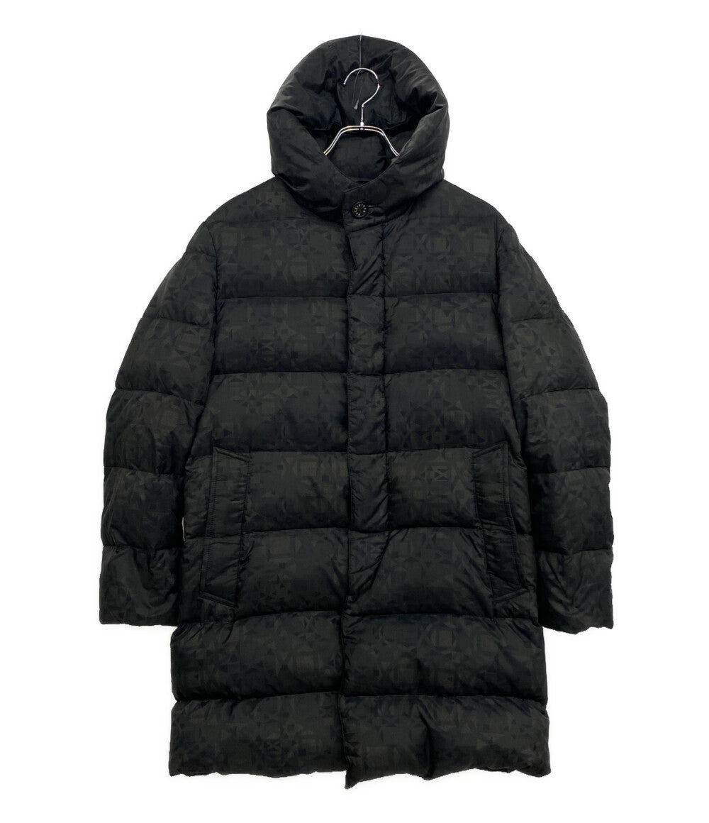 MACKINTOSH ダウンジャケット フーディ 総柄 メンズ SIZE 38 マッキントッシュ