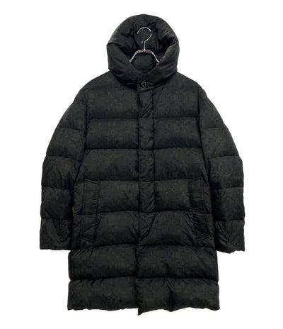 MACKINTOSH ダウンジャケット フーディ 総柄 メンズ SIZE 38 マッキントッシュ