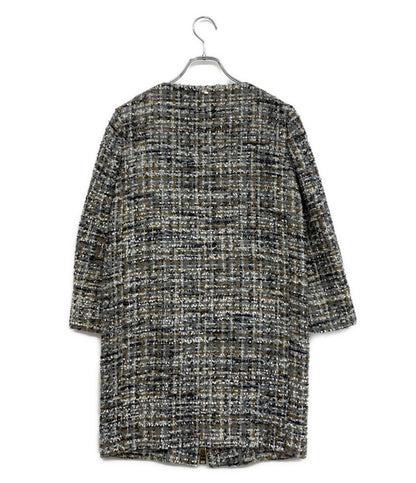 HERNO コート ツイード CA0288D-13362-9010 レディース SIZE 40 ヘルノ