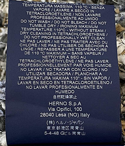 HERNO コート ツイード CA0288D-13362-9010 レディース SIZE 40 ヘルノ