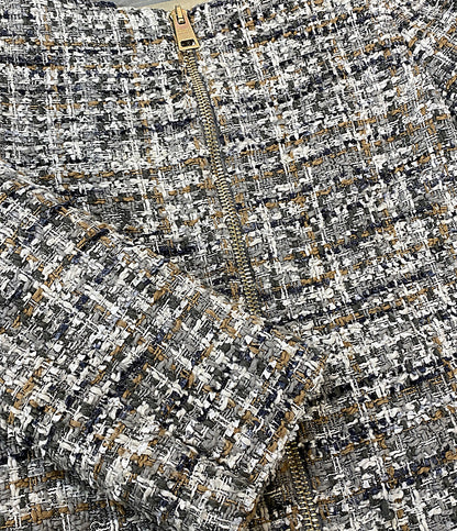 HERNO コート ツイード CA0288D-13362-9010 レディース SIZE 40 ヘルノ