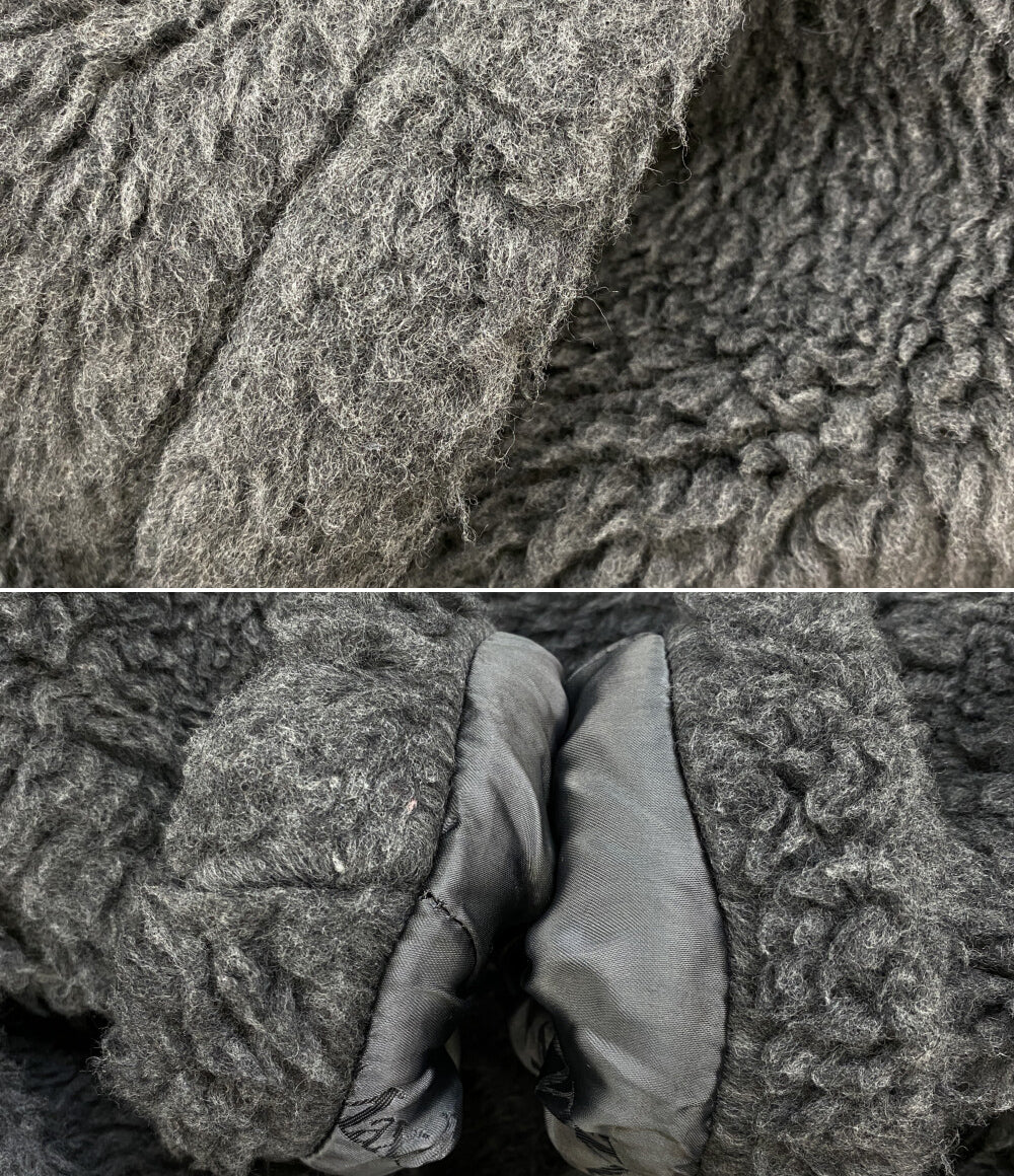 MAX MARA テディアイコンコート ダブルボタン ダークグレー 23AW レディース SIZE XS マックスマーラ