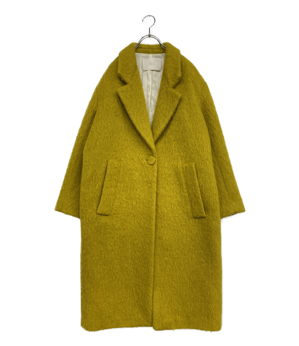 TELA ウールチェスターコート マスタード レディース SIZE 42 テラ