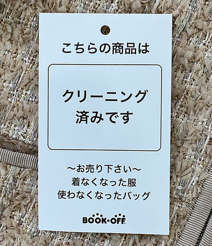 CYCLAS ツイードブルゾン ピンクベージュ R04-42000 レディース SIZE 34 シクラス