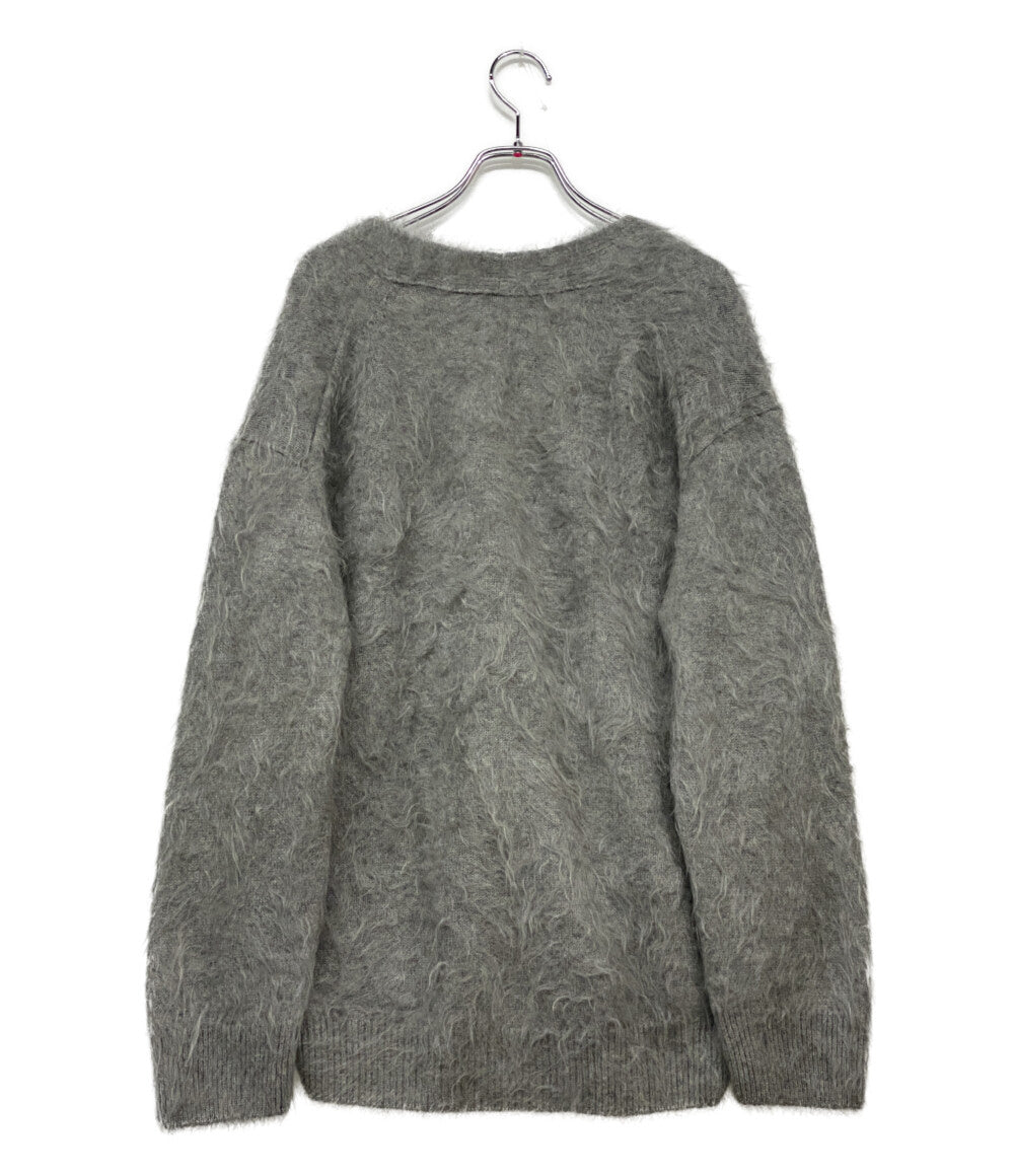 美品 Drawer カシミヤファーVネックカーディガン レディース SIZE - ドゥロワー