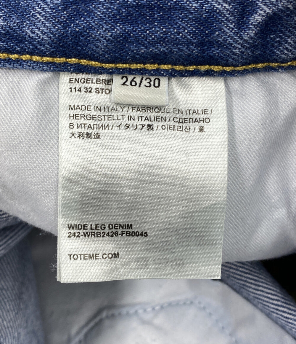 TOTEME デニムパンツ Wide Leg Denim レディース SIZE 26/30 トーテム