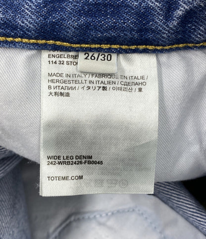 TOTEME デニムパンツ Wide Leg Denim レディース SIZE 26/30 トーテム