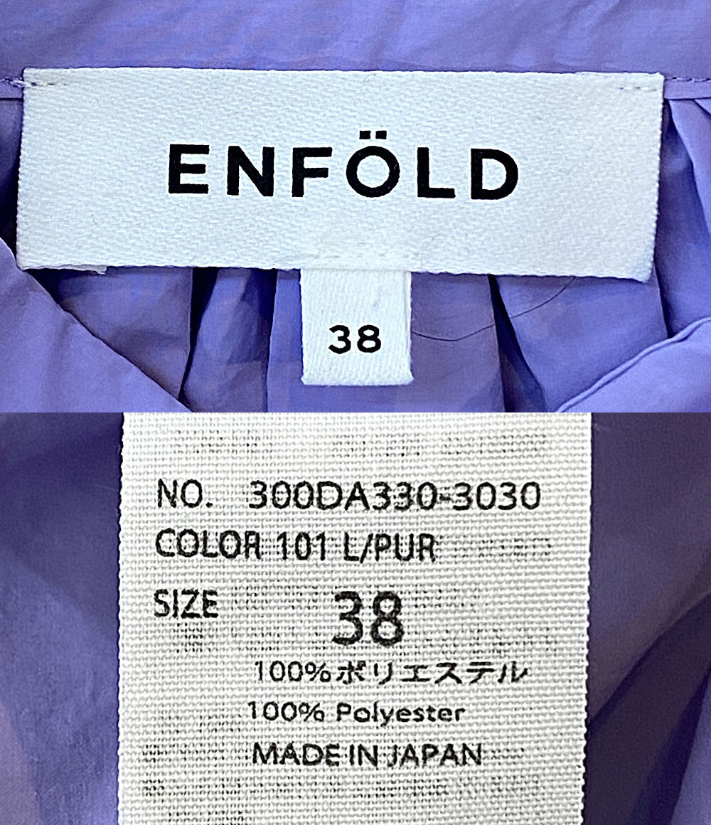 ENFOLD 長袖シャツワンピース 300DA330-3030 レディース SIZE 38 エンフォルド