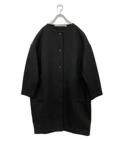 COGTHEBIGSMOKE コグザビッグスモーク ノーカラーコート ブラック 5802-358-506-1 レディース SIZE -