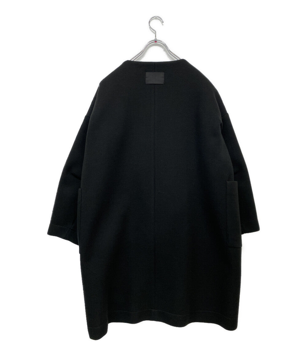 COGTHEBIGSMOKE コグザビッグスモーク ノーカラーコート ブラック 5802