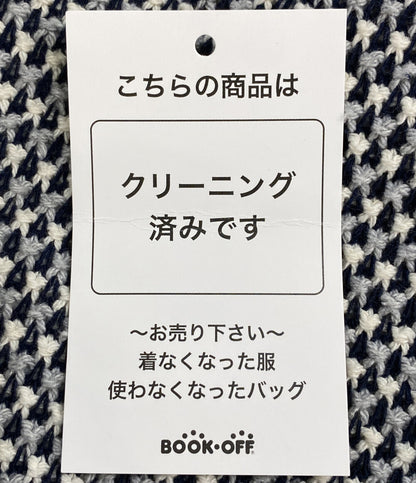 ESTNATION テーラードジャケット 総柄 ホワイト ブラック 61-200-04-021289 メンズ SIZE S エストネーション