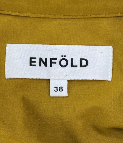 ENFOLD 長袖シャツ ハイゲージウールシャツコンビニット 300DA370-0940 レディース SIZE 38 エンフォルド