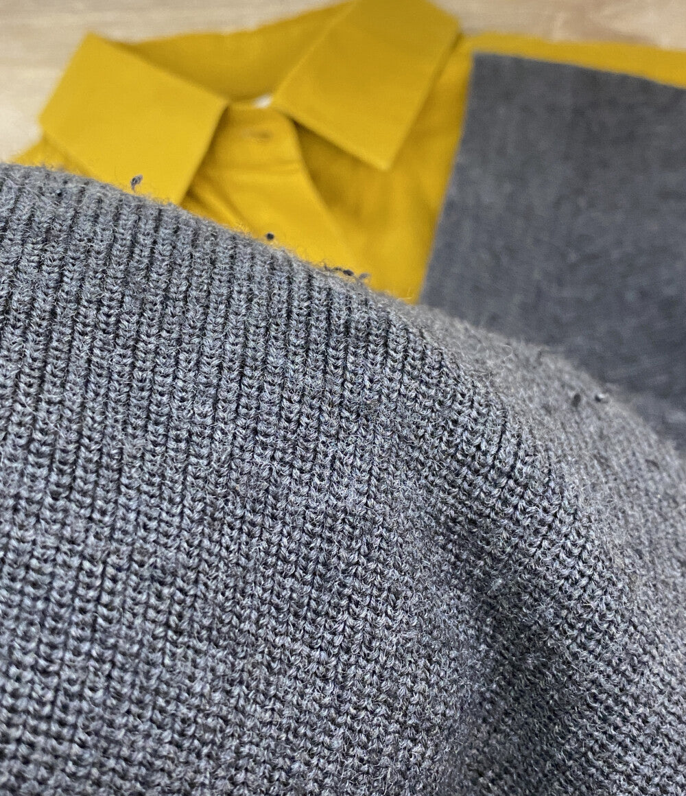 ENFOLD 長袖シャツ ハイゲージウールシャツコンビニット 300DA370-0940 レディース SIZE 38 エンフォルド