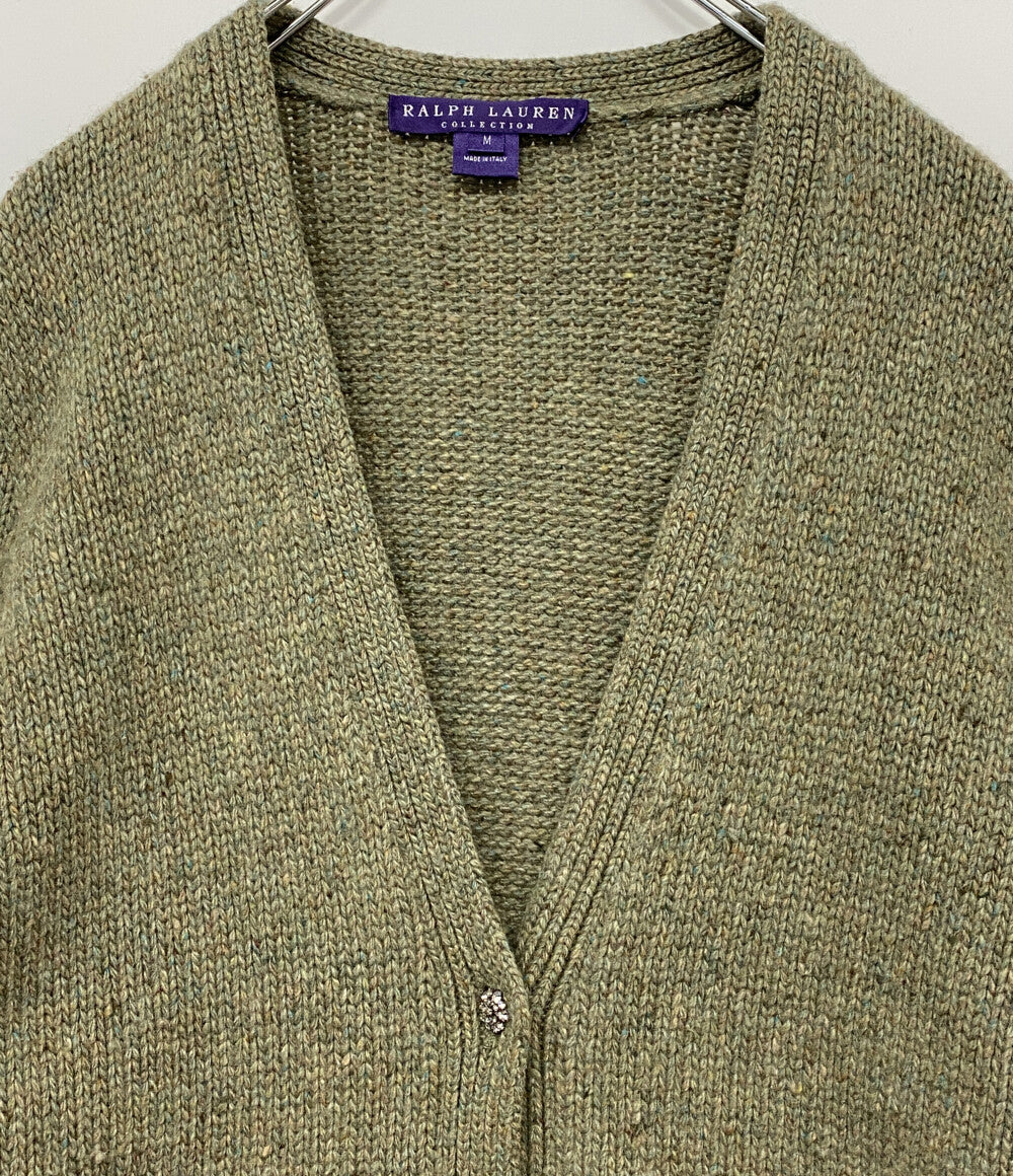 RALPH LAUREN カーディガン PURPLE LABEL ビジュー SSPCKA1020 レディース SIZE M ラルフローレン