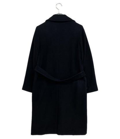 MAX MARA STUDIO ステュディオ コート ブラック ベルト付き 60162023000 レディース SIZE 38 マックスマーラ