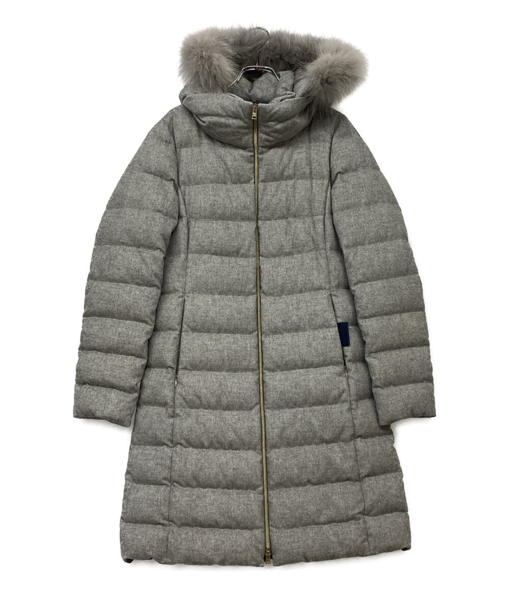 HERNO ダウンコート ファー付き PI1170D レディース SIZE 42 ヘルノ