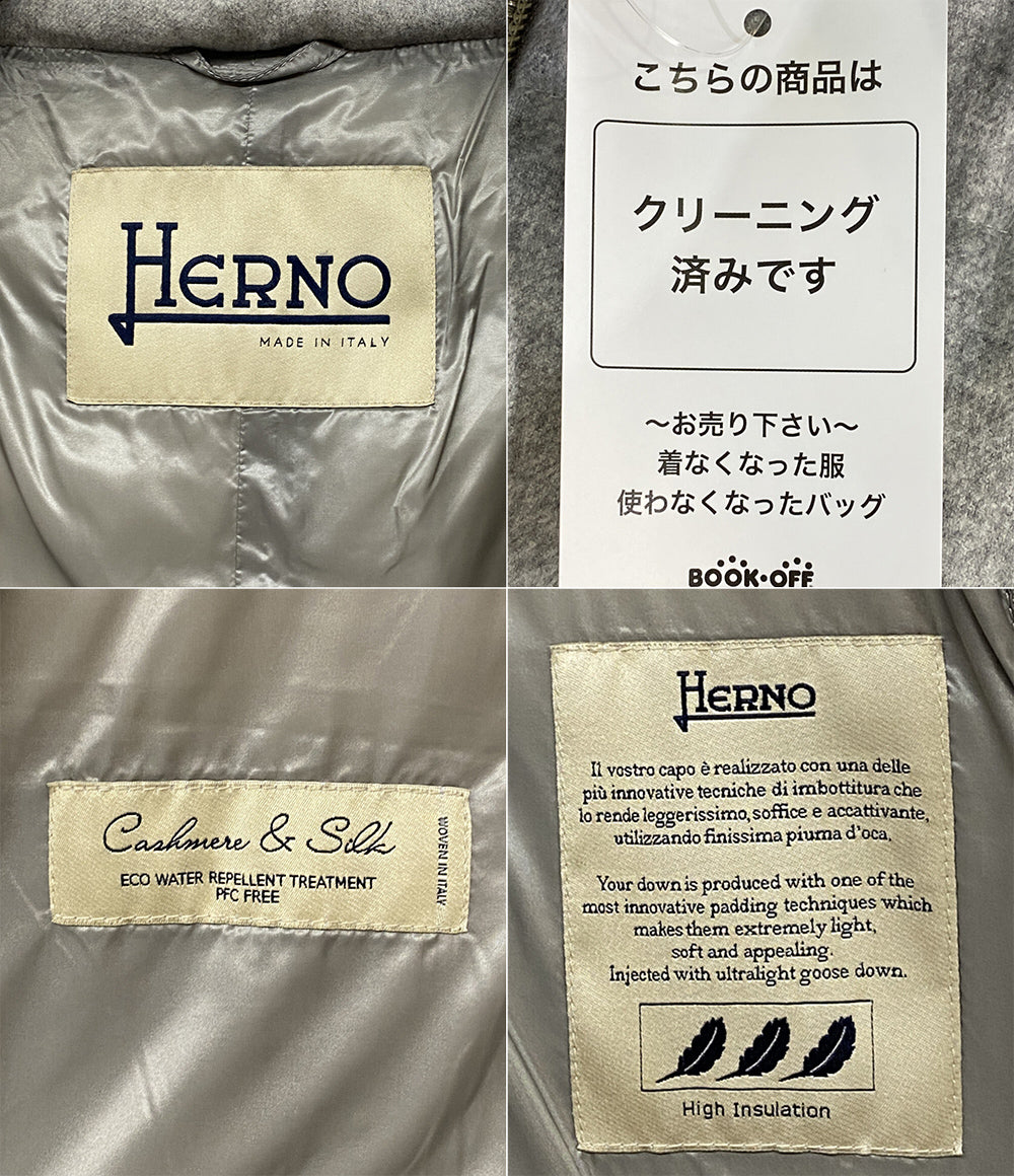 HERNO ダウンコート ファー付き PI1170D レディース SIZE 42 ヘルノ
