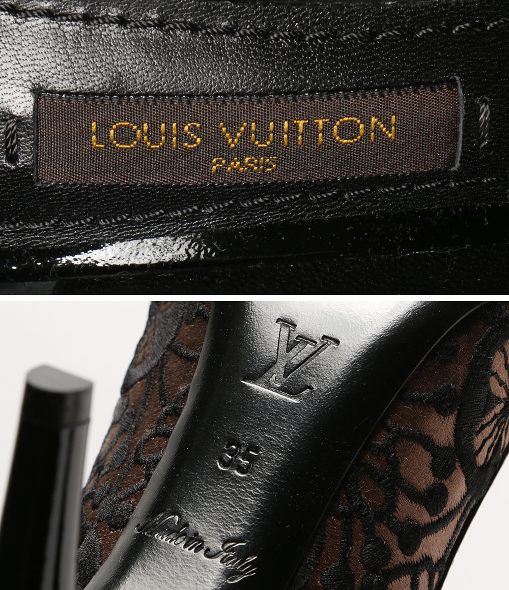 LOUIS VUITTON パンプス レースパンプス レディース SIZE 35 ルイヴィトン