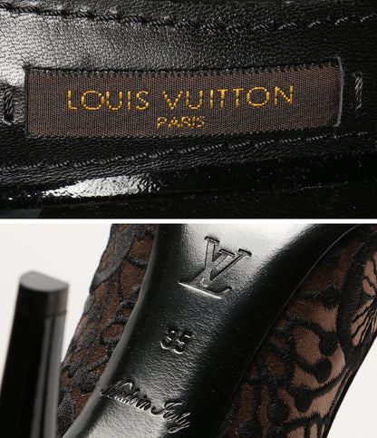LOUIS VUITTON パンプス レースパンプス レディース SIZE 35 ルイヴィトン