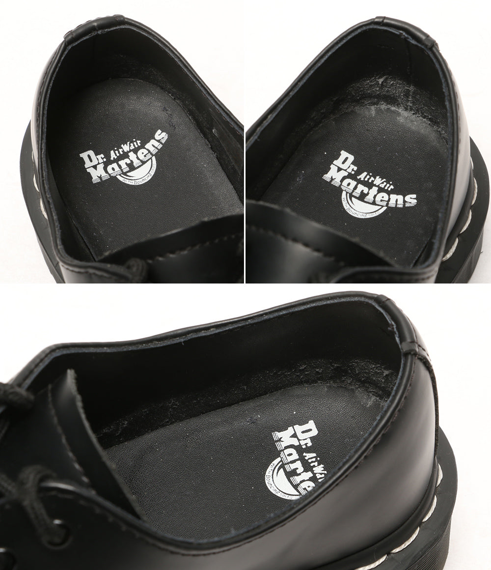 Dr.Martens 1461 ホワイトステッチ 3 ホール シューズ ブラック 24757